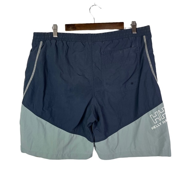 Helly Hansen Blue Colorblock Short Board Swim Shorts L - Picture 2 of 5